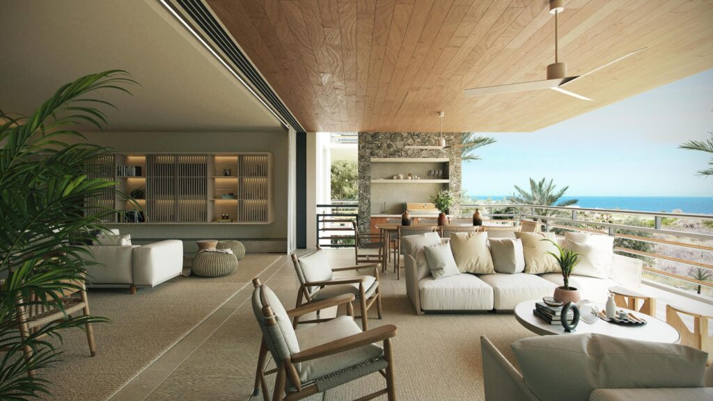 Los Cabos Lumaria Experience effortless indoor-outdoor living in this brand-new, ground-level 2-bedroom, 2-bathroom condo featuring beautiful ocean and Arch – 306 Bahia de las Palmas, San Jose del Cabo, BS